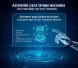 Asistente para tareas escolares: guía paso a paso sin dar respuestas directas.