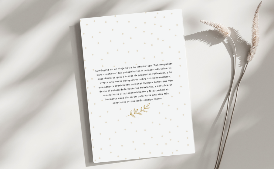 Guía de reflexión diaria: preguntas y ejercicios escritos.